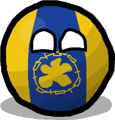  Hamiltonball Polandball Wiki Fandom Countryballs Trinidad And Tobago Png British Icon Bulldogs