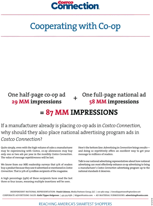  The Costco Connection Media Kit 2019 Page 4 Costco Connection Editorial Calendar Png Costco Png
