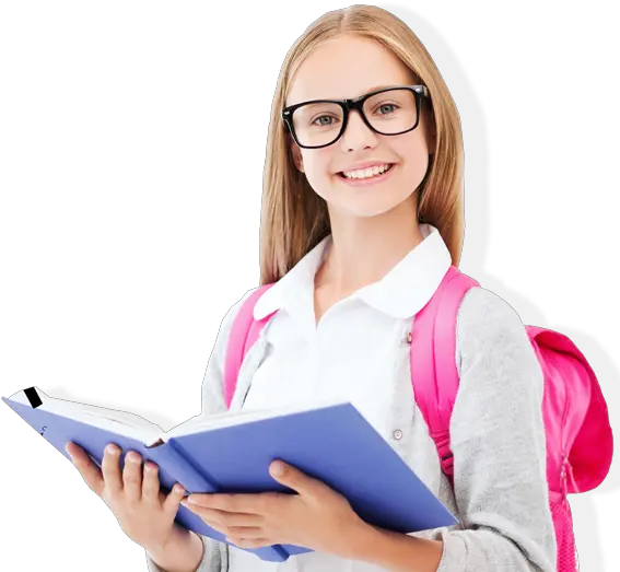  Female Student Png Image For Free Download Estudiante Con Un Libro Student Png