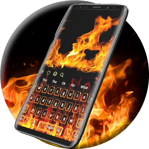  Fire Flames Keyboard Apps On Google Play Flame Png Flame Emoji Png