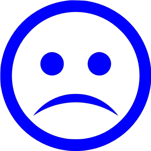  Blue Sad Icon Red Sad Icon Png Sad Icon Png