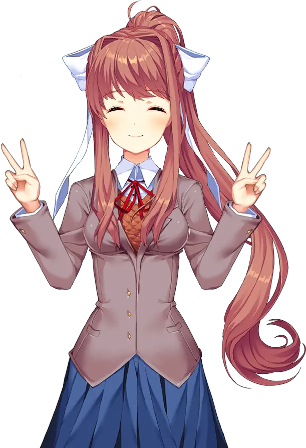  Another Edit I Made For My Valentineu0027s Day Project That Monika Ddlc Png Be My Valentine Icon