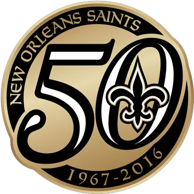  New Orleans Saints Logo Png Jpg New Orleans Saints 50 Years Saints Png