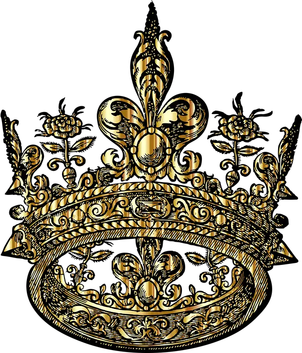  Corona Oro Rey Gráficos Vectoriales Gratis En Pixabay Decorative Png Corona De Rey Png