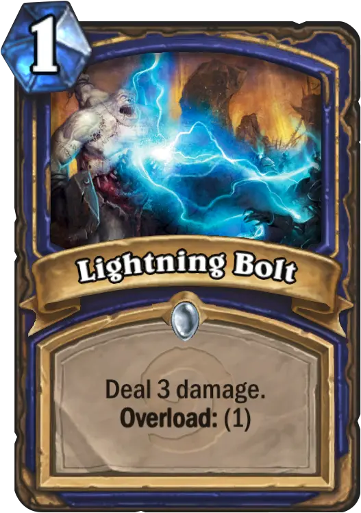  Lightning Bolt Hearthstone Top Decks Lightning Bolt Hearthstone Png Lighting Bolt Png