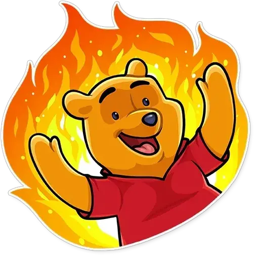  Winnie The Pooh Whatsapp Stickers Stickers Cloud Happy Png Winnie The Pooh Logo