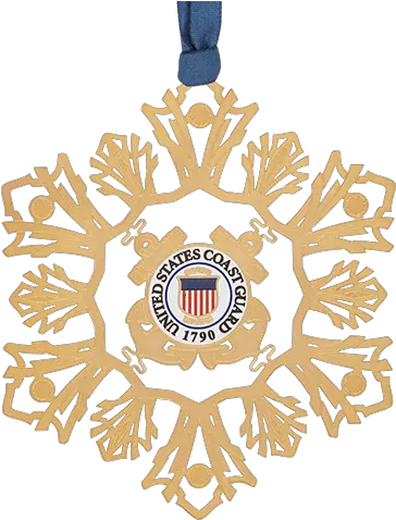  59478 Us Coast Guard Snowflake Vertical Png Coast Guard Logo Png