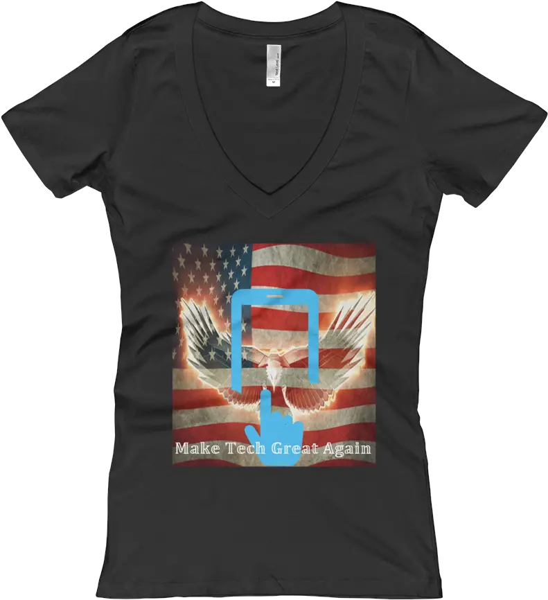  Make America Great Again Tech Womenu0027s V Neck Tshirt Png Make America Great Again Png