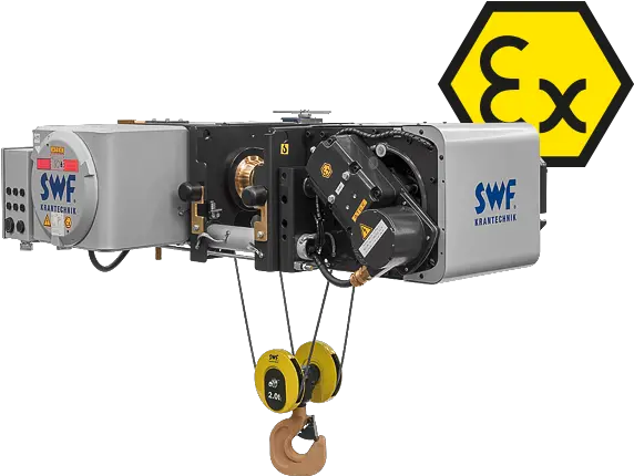  Myswf Wire Rope Hoist Novaex Ex Atex Png Rope Transparent