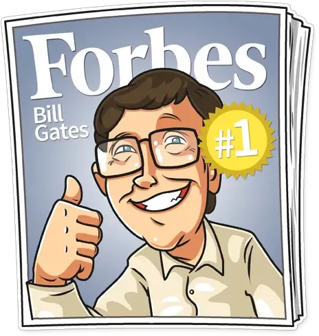  Sticker Png Bill Gates Transparent