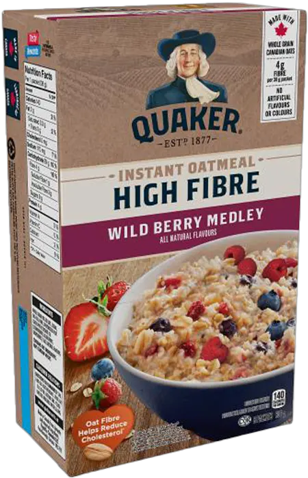  High Fibre Wild Berry Medley Instant Quaker Oats High Protein Maple Brown Sugar Png Oatmeal Icon