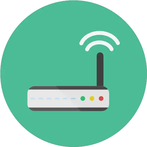  Modem Router Wifi Icon Png Flat