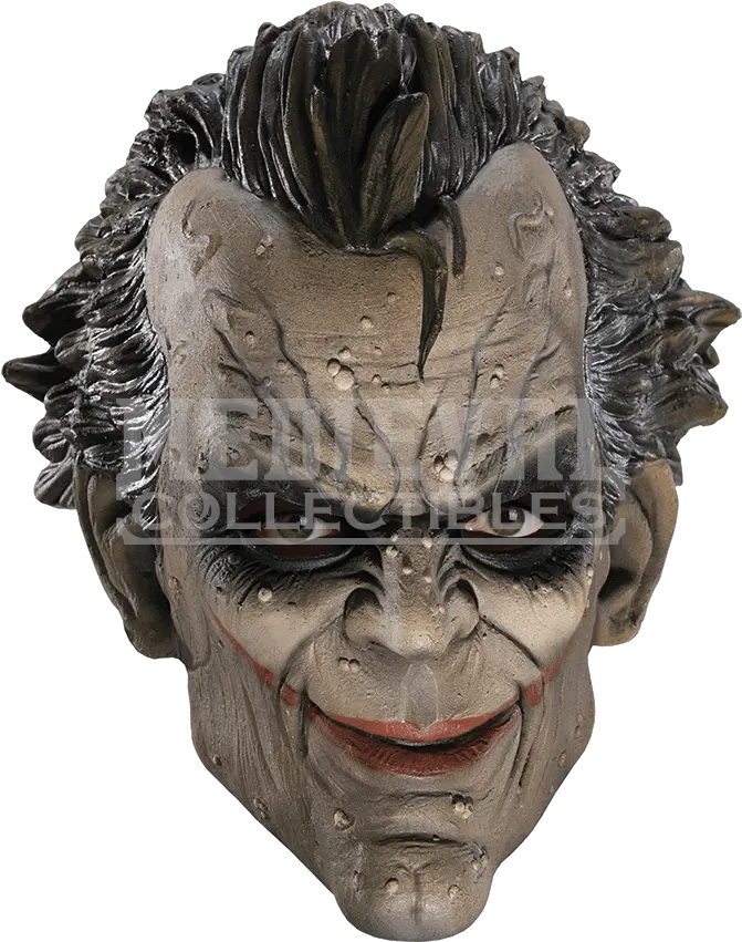  Download Hd Arkham Joker Vinyl Mask Joker Mask Arkham City Png Joker Mask Png