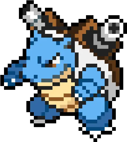  Pixilart Pokemon 1g By Danielperalta Fictional Character Png Blastoise Icon