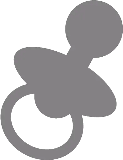  Gray Pacifier 2 Icon Free Gray Baby Icons Pacifier Black Png Pacifier Icon Png