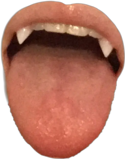  Vampire Tongue Png Vampire Fangs Png