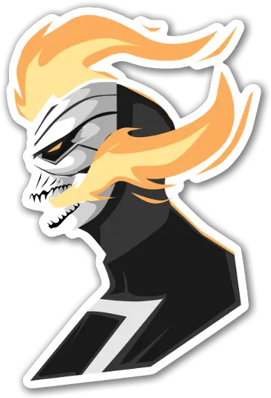  Ghost Rider Stickerapp Illustration Png Ghost Rider Transparent