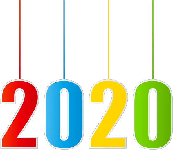  2020 Year Png New Year 2020 Hanging 2020 Png