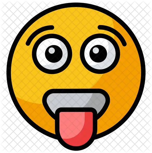  Tongue Out Emoji Icon Of Colored Smiley Png Tongue Emoji Png