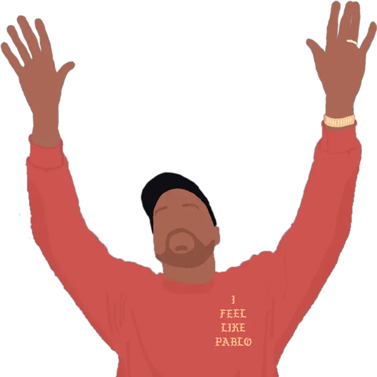  Heres My Final Product Of The Flat Victory Arms Png Kanye West Transparent Background