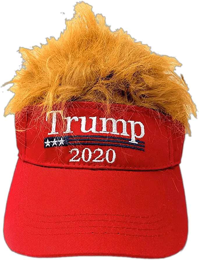  Trump Wig Vizor Transparent Png Baseball Cap Trump Wig Png