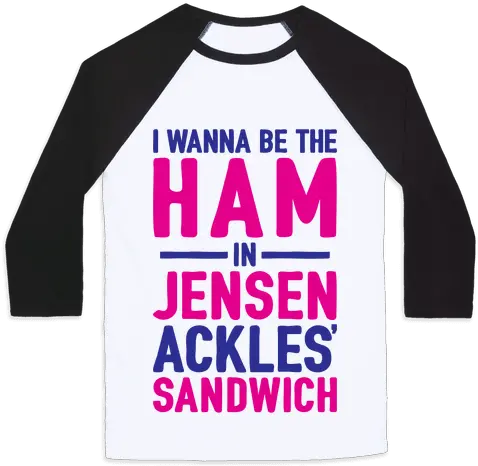  Supernatural Baseball Tees Lookhuman Long Sleeve Png Jensen Ackles Png