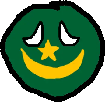  Mauritaniaball Mauritania Sad Polandball Png Sad Png