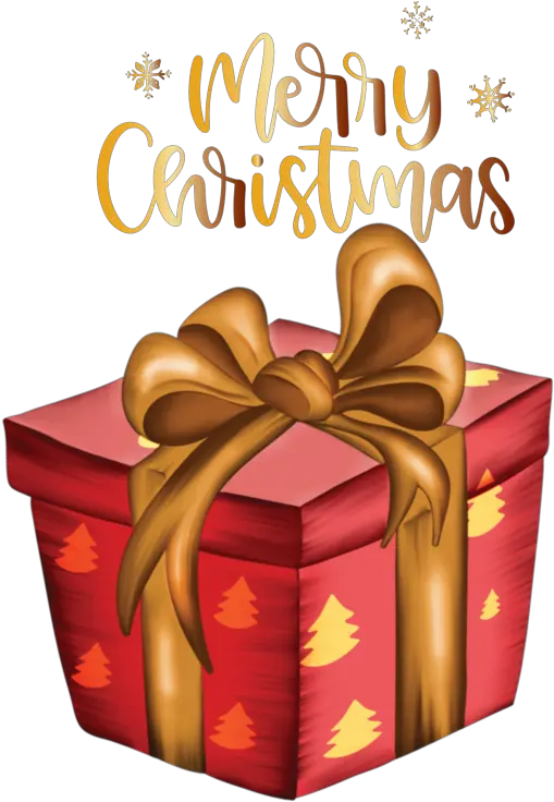  Christmas Gift Ribbon Gold For Merry Gift Giving Png Merry Christmas Gold Png