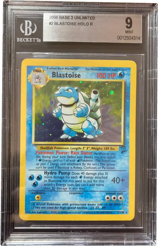  Only Graded Base Set 2 Blastoise Png Blastoise Icon