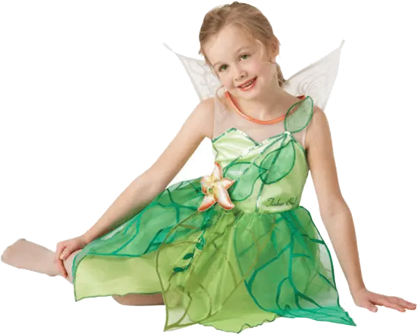  Child Tinkerbell Fairy Disney Costume Girls Tinkerbell Costume Png Tinkerbell Png