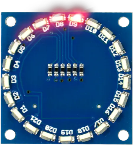  Circle Edge Led Tinyshield Arduino Nano With Caoacitive Touch Sensor Png Circle Game Png