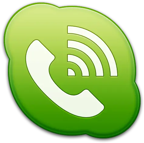  Skype Phone Green Icon Skype Icons Softiconscom Green Phone Png Skype Png