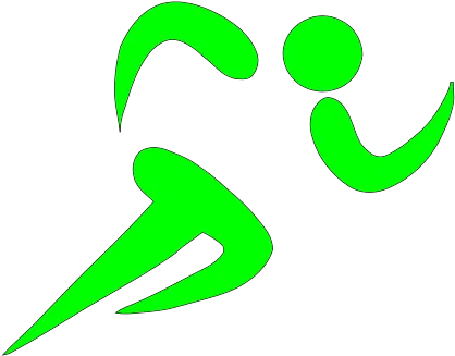  Runner Green And Blue Png Svg Clip Art For Web Download Athletics Runner Png