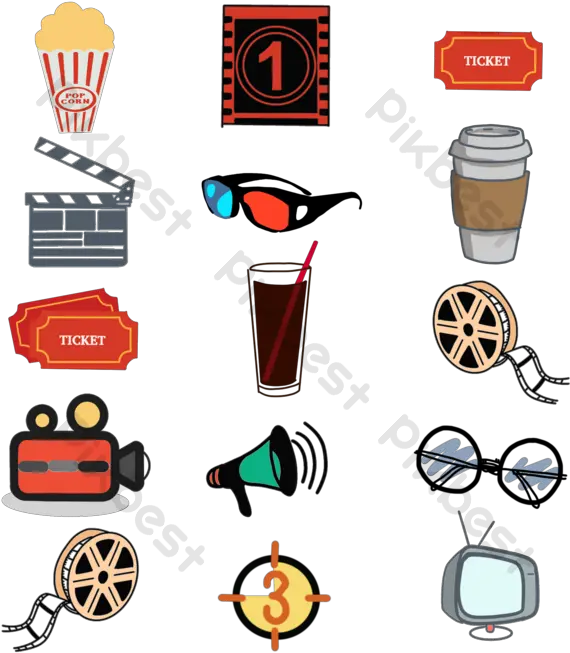  Movie Icon Vector Psd Free Download Pikbest Sweetened Beverage Png Image Icon Vector