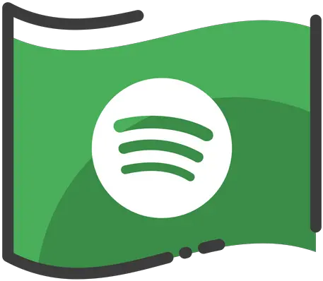  Spotify Logo Icon Of Colored Outline Gold Email Icon Png Spotify Png