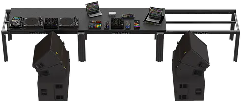  Professional Dj Platforms Blacktable Conference Room Table Png Lighter Png