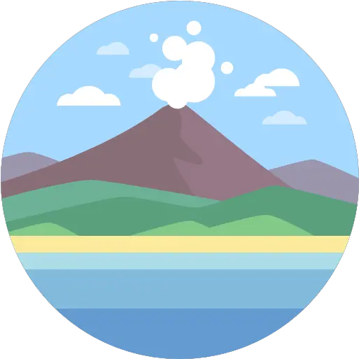  Nature Landscape Scenery Volcano Icon Volcano Icon Png Volcano Png