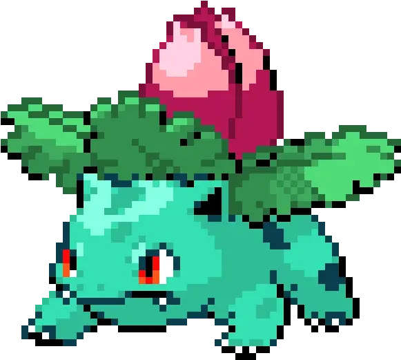  Ivysaur Pixel Art Transparent Png Image Pokemon Pixel Art Ivysaur Bulbasaur Transparent