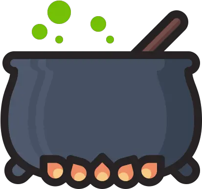  Halloween Horror Pot Potion Scary Witch Icon Png