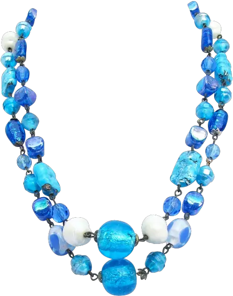  Bead Necklace Png Blue Necklace Transparent Background Necklace Transparent Background