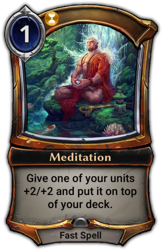  Meditation Eternal Card Game Wiki Fandom Dawnwalker Eternal Png Meditation Png