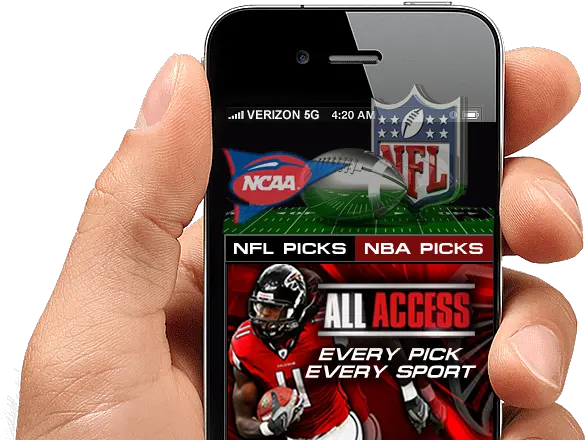  Handicapper Website Sportspicks Football Mobile Apps Png Nfl Mobile Icon