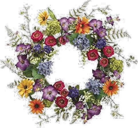  Easter Wreath Png Pic Arts Bouquet Flower Wreath Png