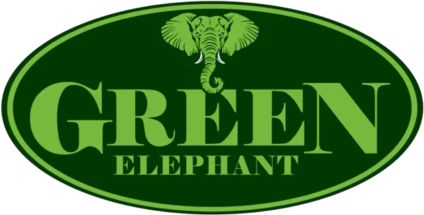  The Green Elephant Midwest City Oklahoma Marijuana Red Gold And Green Png Elephant Logo Brand