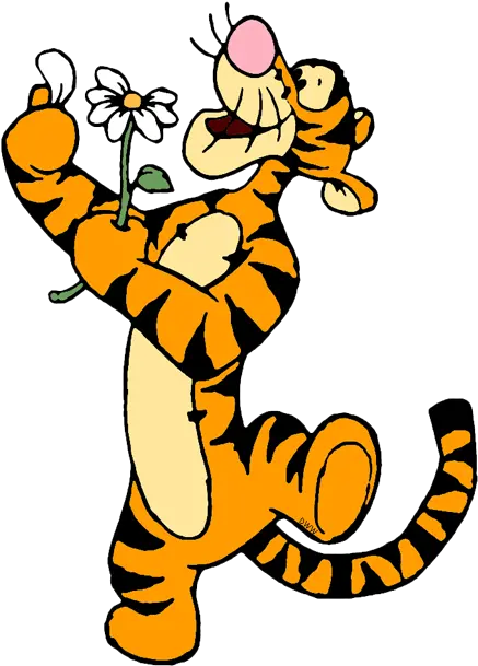  Tigger Transparent Flower Jpg Free Download Winnie The Tigger Flower Clipart Png Winnie The Pooh Transparent