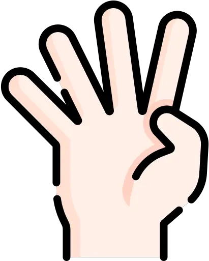  Four Dot Png Create Vulcan Salute Icon In Photoshop