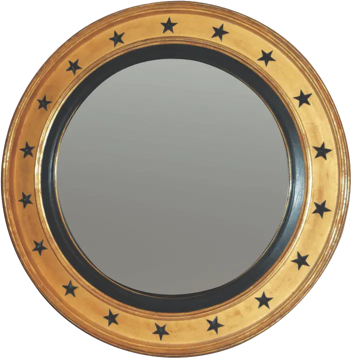  Download Regency Convex Mirror With Black Stars Vector Illustration Png Stars Vector Png