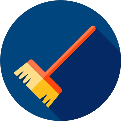  Broom Free Construction And Tools Icons Circle Png Broom Transparent