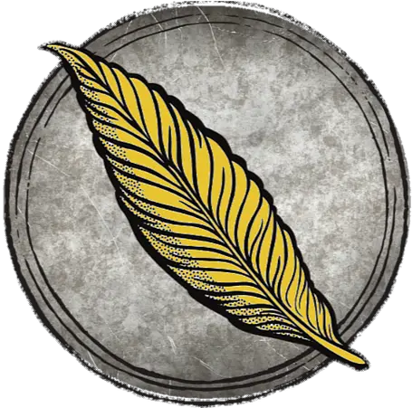  Yellow Feather Logo Tee Quill Clipart Transparent Png Feather Logo