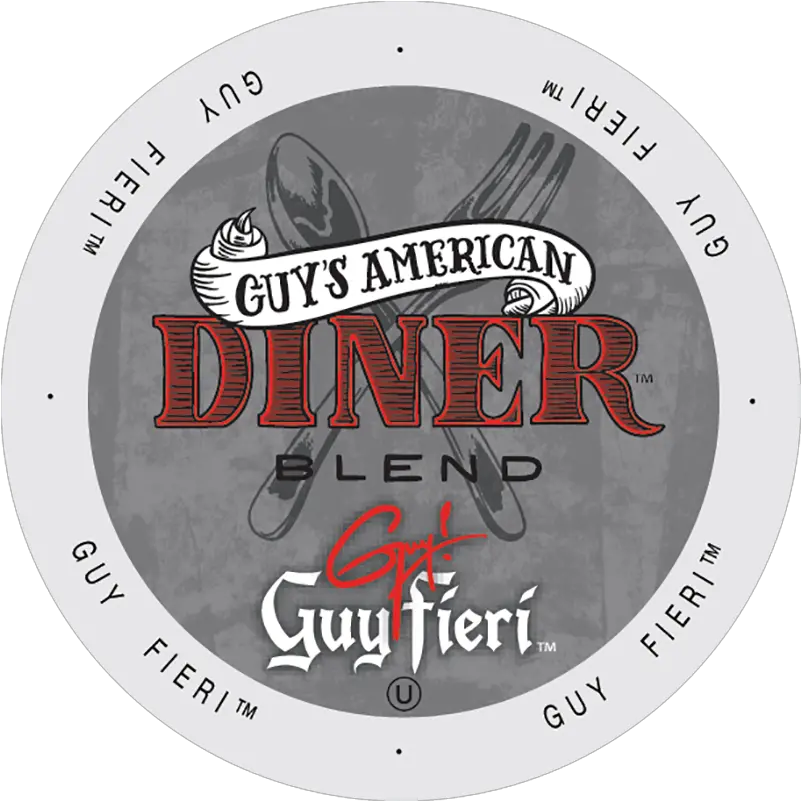  Guy Fieri American Diner Blend Kcups Illustration Png Guy Fieri Png